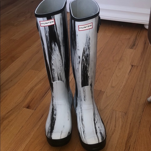 HUNTER BOOTS UNISEX MARBLE 7 MALE 8 FEMALE - Picture 13 of 13